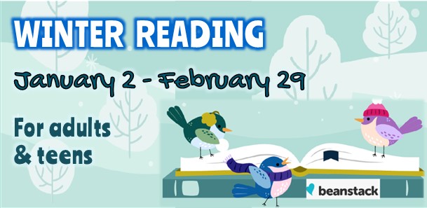 winter reading for adults and teens begins january 2