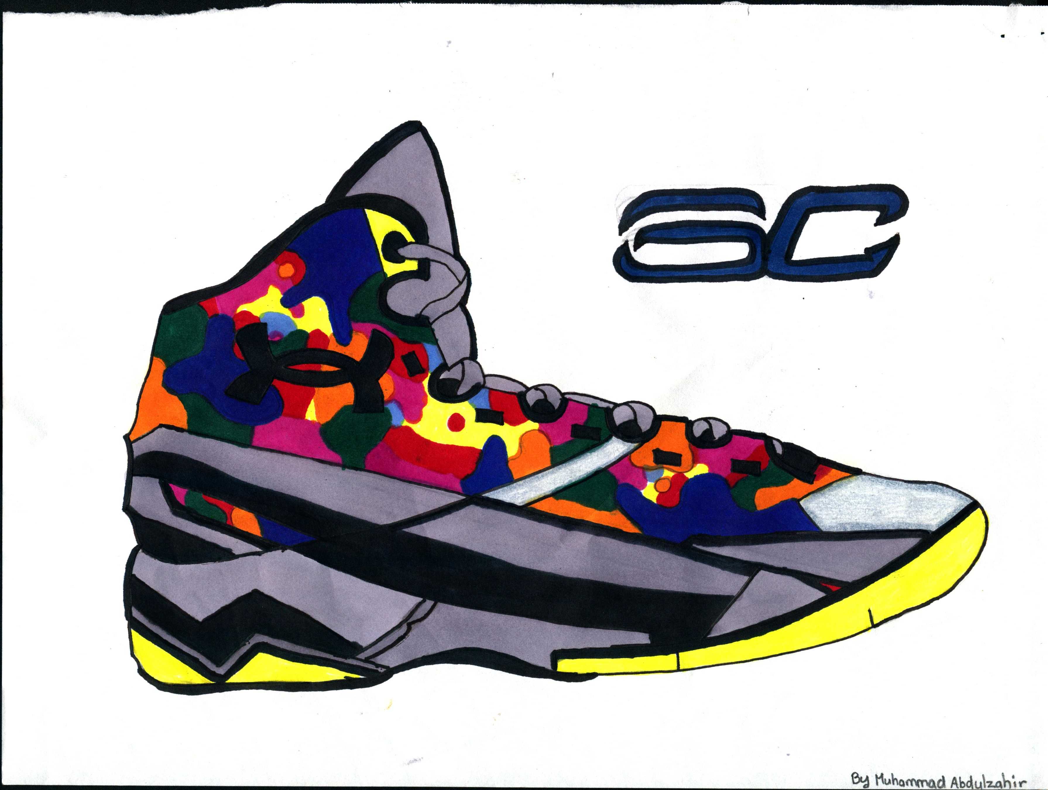 Muhammad Stephen Curry Shoe | Mentor Public Library