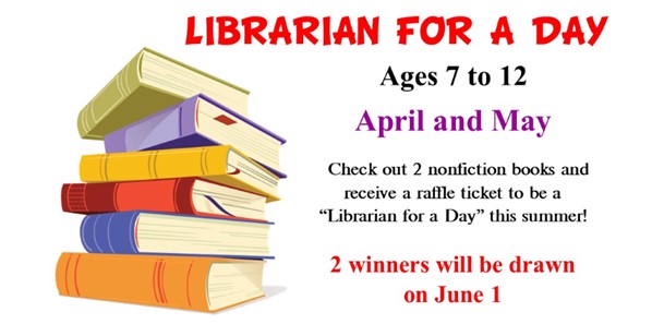 librarian for a day raffle for kids