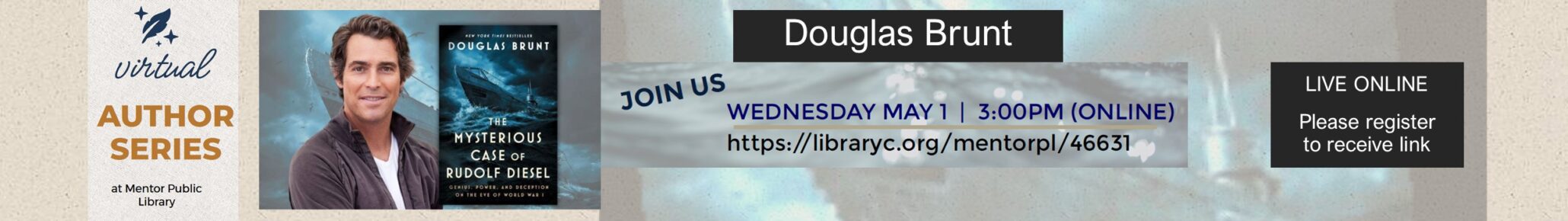author douglas brunt live online may 1