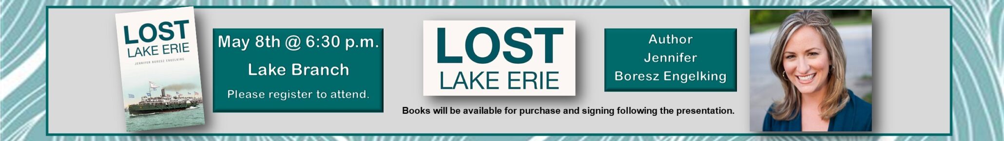 lost lake erie at the lake branch on may 8